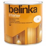 Покрытие защитно-декоративное для дерева Belinka Interier цвет белый 0.75 л