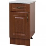 Шкаф напольный "Орех Аква" 40x86x60 см, ЛДСП, цвет коричневый
