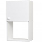 Шкаф навесной "Бэлла" 40x67.6х29 см, ЛДСП, цвет белый