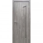 Дверь межкомнатная глухая ламинированная Белеза 200х80 см цвет тернер серый