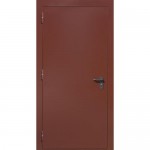 Дверь противопожарная дымогазонепроницаемая 01-EIS 8017 87х207 см левая цвет коричневый