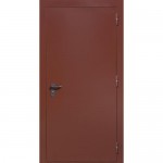 Дверь противопожарная дымогазонепроницаемая 01-EIS 8017 87х207 см правая цвет коричневый