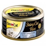 GIM CAT Шани Кэт Филет консервы для кошек Тунец с анчоусами 70гр.