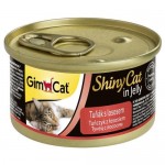 GIM CAT Шани Кэт консервы для кошек Тунец с лососем в желе 70гр.