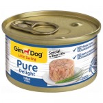 GIM DOG Pure Delight консервы для собак Тунец 85гр.