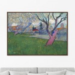 Картина Картины в Квартиру View of Arles with Trees in Blossom KVK1-224850518, 75х105 см