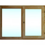 Окно деревянное 100х107 см, однокамерный стеклопакет