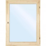 Окно деревянное 100х87 см, однокамерный стеклопакет