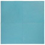 Пол мягкий универсальный 60x60 см цвет голубой