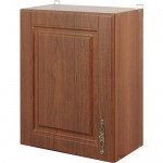 Шкаф навесной «Орех Аква» 67.6x50 см, ЛДСП, цвет тёмный орех