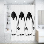 Штора для ванны Bacchetta Pinguino с кольцами 180x200 см полиэстер , цвет мультиколор