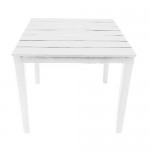 Стол садовый Элластик-Пласт Прованс 80x80 см пластик белый