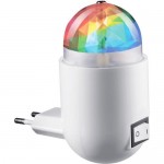 Светильник светодиодный Disco 220 В регулируемый цвет света RGB, цвет белый