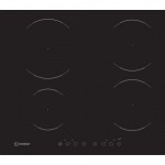 Варочная панель индукционная Indesit VIA 640 0 C, 4 конфорки, 56x49 см, цвет чёрный