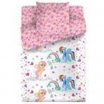 Комплект постельного белья «My Little Pony» полутораспальный, поплин