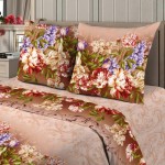 Комплект постельного белья «Живописные цветы» евро, бязь