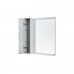 Зеркальный шкаф Aquaton Рене 80 белый, грецкий орех (1A222502NRC80)