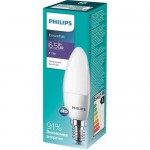 Лампа Philips Essential E14 6.50 Вт свеча 620 Лм нейтральный