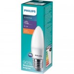 Лампа Philips Essential E27 4 Вт свеча 330 Лм теплый