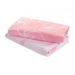 Одеяло Ермолино Розовые цветы сакуры 150х205 см, байка