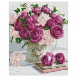 Алмазная мозаика ArtXobby Букет фиолетовых роз GF3998