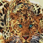 Алмазная мозаика Белоснежка Леопард 088-ST-S