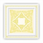 Декоративная плита для потолка МартинПласт Ренессанс Рн - 013 золото 50х50 см