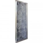 Душевая дверь в нишу Cerutti SPA D81, 80х195 см, стекло тонированное с рисунком, профиль полированный алюминий