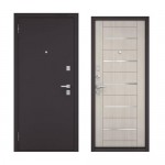 Дверь входная металлическая Бульдорс Mass 70, 880х2050 мм, левая, цвет ларче бьянко