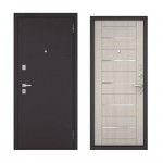 Дверь входная металлическая Бульдорс Mass 70, 880х2050 мм, правая, цвет ларче бьянко