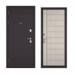 Дверь входная металлическая Бульдорс Mass 90, 960х2050 мм, левая, цвет ларче бьянко