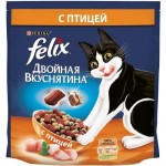 Felix Двойная Вкуснятина корм для взрослых кошек всех пород, птица 1,5 кг