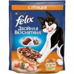 Felix Двойная Вкуснятина корм для взрослых кошек всех пород птица 750 гр
