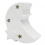 Настольная лампа Vilart Полумесяц со звездами 18-121 цвет белый