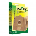 Пылесборник для пылесоса Ecolux ЕС401 BOSCH-SIEMENS, 3 шт. (BS2)