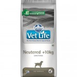 Сухой корм для кастрированных или стерилизованных собак массой более 10 кг профилактика МКБ FARMINA Vet Life Neutered 12 кг