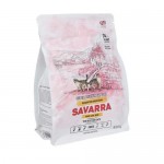 Сухой корм для кошек с чувствительным пищеварением SAVARRA Sensitive Cat Ягненок и рис 400г