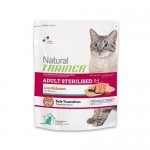 Сухой корм для взрослых кастрированных кошек TRAINER Natural Adult Sterilised Лосось 1.5 кг