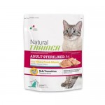 Сухой корм для взрослых кастрированных кошек TRAINER Natural Adult Sterilised Свежее белое мясо 300 г