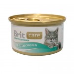 Влажный корм для котят BRIT Care Цыпленок 80 г