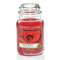 Аромасвеча в стеклянной банке Yankee Candle Настоящая роза 1230690E