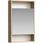 Зеркальный шкафчик для ванной комнаты Aqwella City SIT0405DB